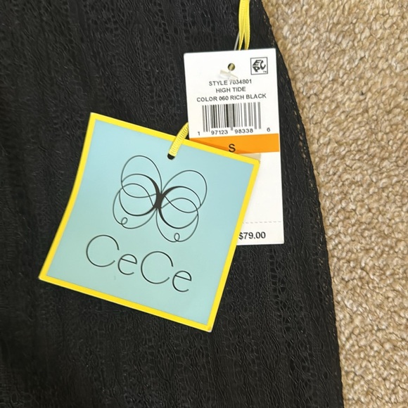 CeCe pencil skirt with lace detail side small- new with tags - Picture 2 of 2